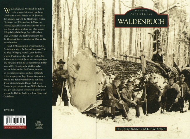 Cover Archivbilder Waldenbuch Buchcover "Die Reihe Archivbilder - Waldenbuch" mit einem historischen Bild und dem Buchrückentext